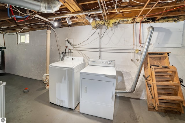 618 E Illinois St, Mount Pleasant, MI 48858 - basement featuring independent washer and dryer