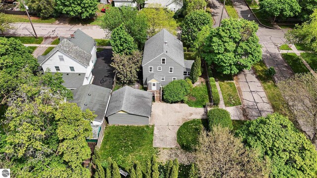618 E Illinois St, Mount Pleasant, MI 48858 - aerial view of property and surrounding area