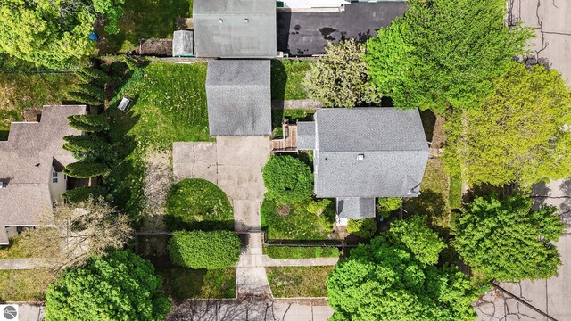618 E Illinois St, Mount Pleasant, MI 48858 - bird's eye view