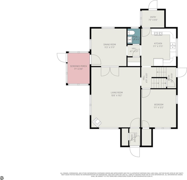 618 E Illinois St, Mount Pleasant, MI 48858 - room layout
