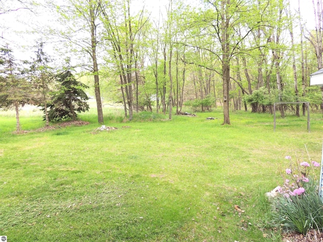 1117 Lincoln Dr, Lake Isabella, MI 48893 - view of grassy yard