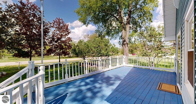 1117 Lincoln Dr, Lake Isabella, MI 48893 - view of deck