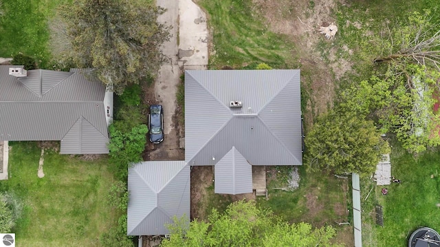 660 N Michigan Ave, Manton, MI 49663 - aerial view of property and surrounding area