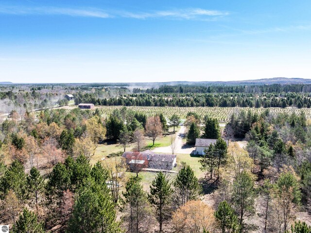 5891 N 19th Rd, Mesick, MI 49668 - overview of rural landscape featuring large plots for crops