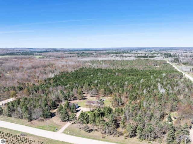 5891 N 19th Rd, Mesick, MI 49668 - view of property location with a heavily wooded area