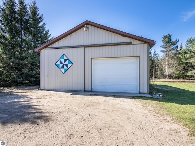 5891 N 19th Rd, Mesick, MI 49668 - view of detached garage