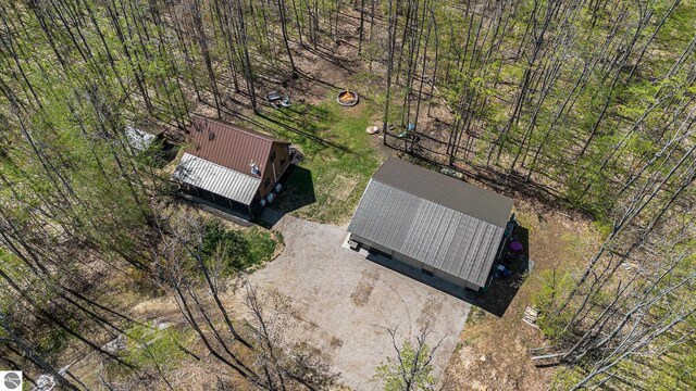 9266 Kenyon Trl, Frederic, MI 49733 - aerial view of property's location