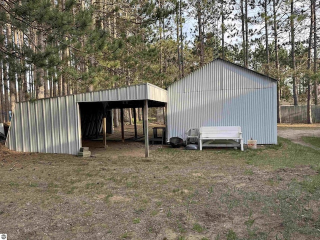 2737 County Road 633, Grawn, MI 49637 - view of pole building