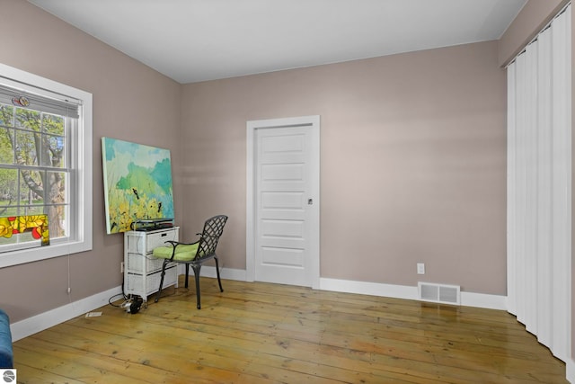 203 W 2nd St, Elk Rapids, MI 49629 - home office featuring baseboards and light wood finished floors