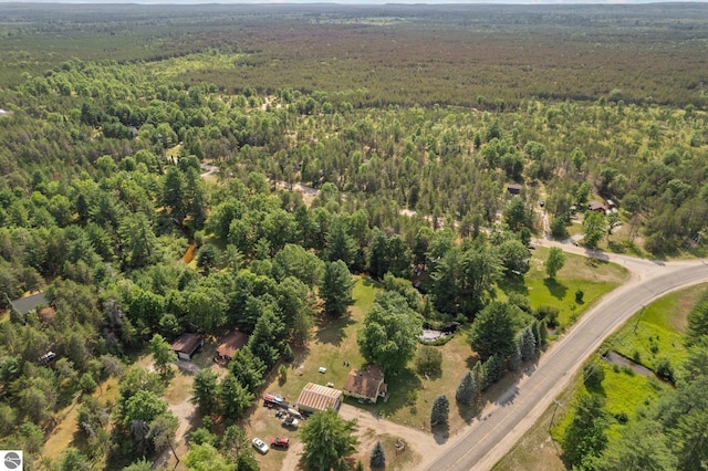 6202 Fletcher Rd, Fife Lake, MI 49633 - view of property location featuring a heavily wooded area