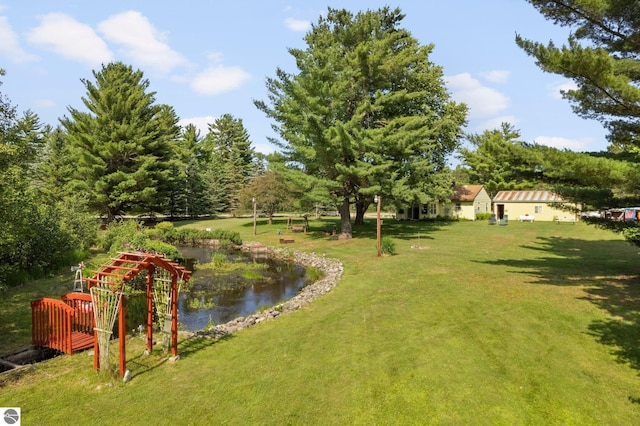 6202 Fletcher Rd, Fife Lake, MI 49633 - view of green lawn