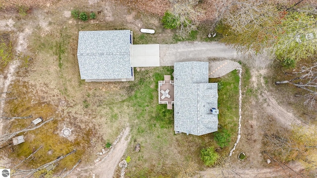 4480 Mockingbird Cir, Farwell, MI 48622 - view from above of property