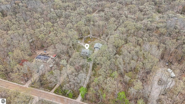 4480 Mockingbird Cir, Farwell, MI 48622 - view of property location featuring a forest