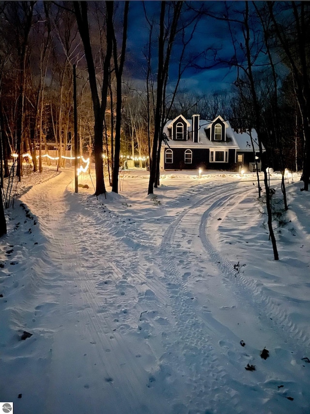 4480 Mockingbird Cir, Farwell, MI 48622 - view of front of house