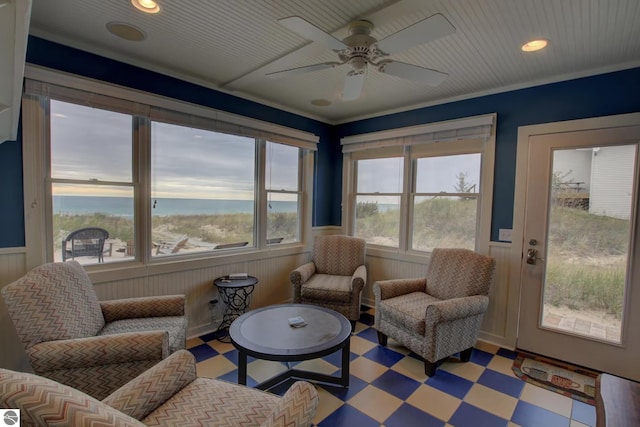 14463 Cathead Bay Dr, Northport, MI 49670 - view of sunroom / solarium