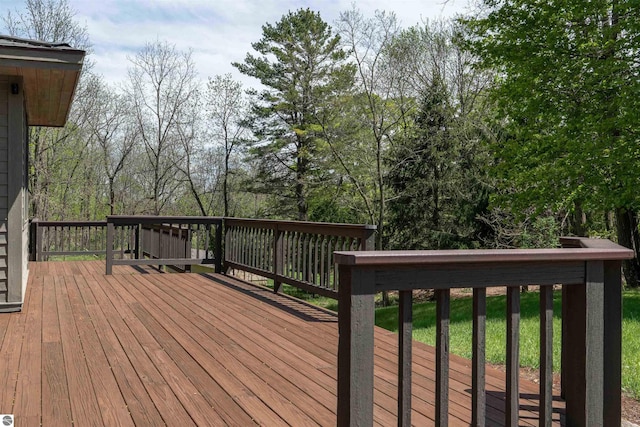 view of deck