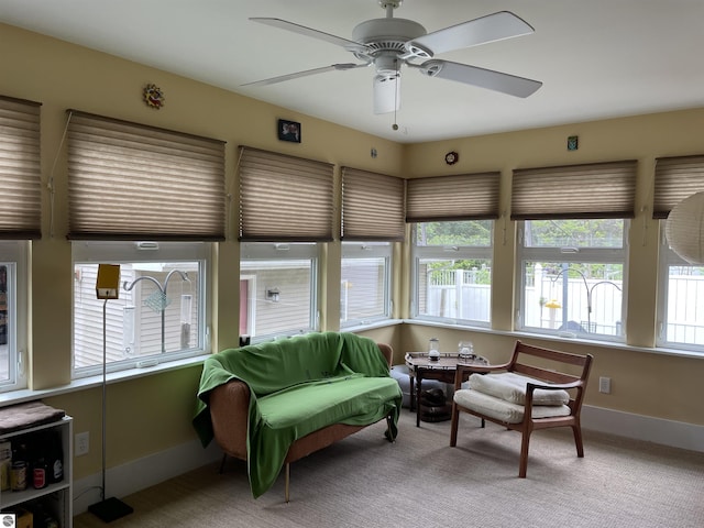 630 N State St, Alma, MI 48801 - sunroom featuring carpet and baseboards