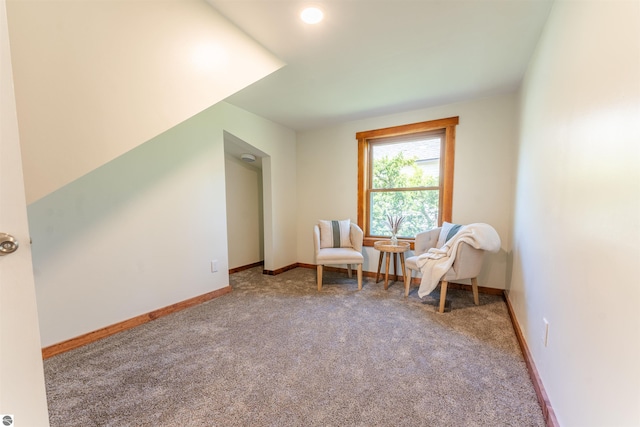968 Barlow St, Traverse City, MI 49686 - sitting room featuring carpet flooring and baseboards