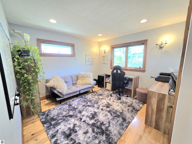205 S Elm St, Suttons Bay, MI 49682 - office space featuring light wood-style floors and recessed lighting