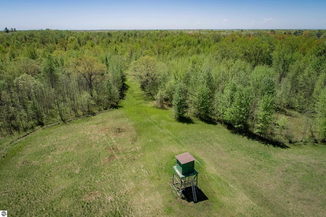 2250 N Coleman Rd, Coleman, MI 48618 - aerial view of a heavily wooded area