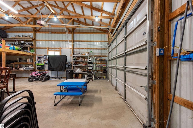 2250 N Coleman Rd, Coleman, MI 48618 - view of garage