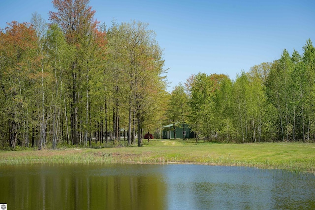 2250 N Coleman Rd, Coleman, MI 48618 - water view with a forest