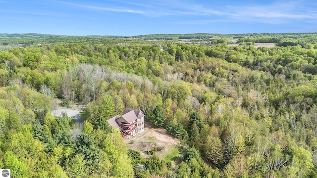 3290 Sumac Trl, Frankfort, MI 49635 - view from above of property featuring a forest