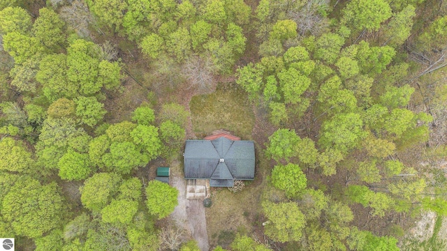 5301 Durga Rd, Williamsburg, MI 49690 - view from above of property