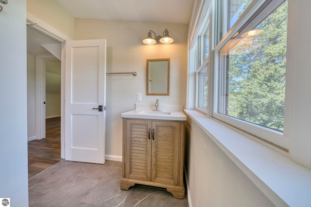 9560 S Cedar Rd, Cedar, MI 49621 - bathroom with vanity