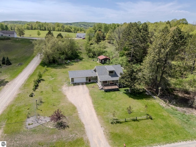 9560 S Cedar Rd, Cedar, MI 49621 - aerial view of sparsely populated area
