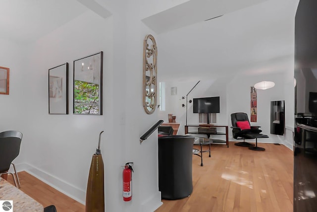 10092 S Elm St, Traverse City, MI 49684 - living area with wood finished floors and baseboards