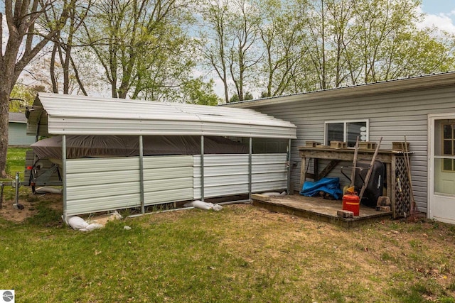 5206 S Riverview Dr, Lake City, MI 49651 - view of garage