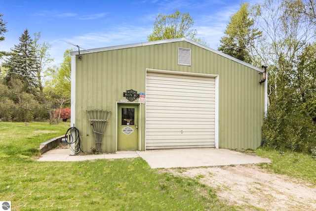 7256 Highland Dr, Beulah, MI 49617 - view of detached garage