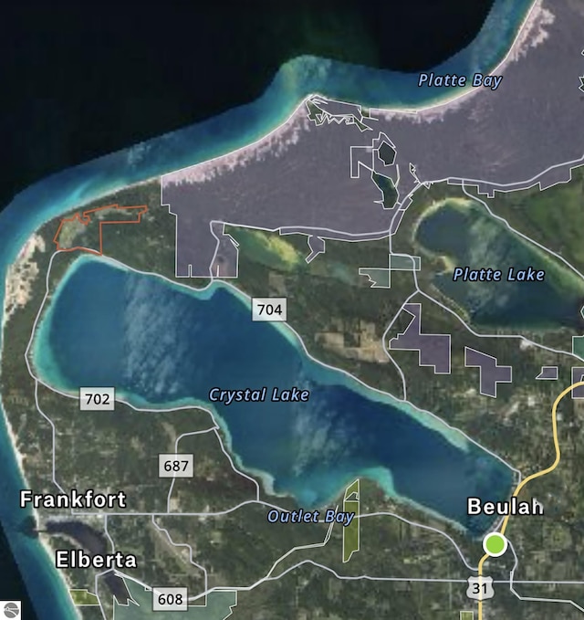 7256 Highland Dr, Beulah, MI 49617 - map / location
