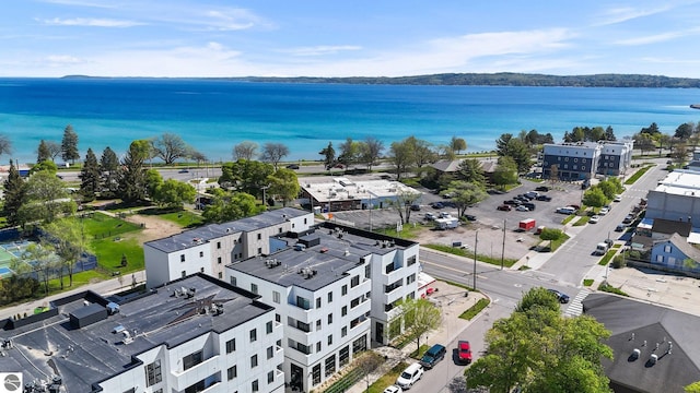 708 Randolph St Unit 204, Traverse City, MI 49684 - drone / aerial view of a nearby body of water