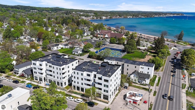708 Randolph St Unit 204, Traverse City, MI 49684 - drone / aerial view of a nearby body of water