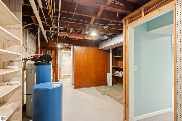 8695 S Maple City Rd, Maple City, MI 49664 - view of unfinished basement
