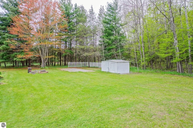 1151 N 8 Mile Rd, Lake City, MI 49651 - view of yard