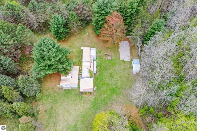 1151 N 8 Mile Rd, Lake City, MI 49651 - view from above of property