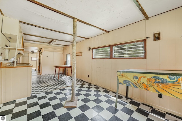 1151 N 8 Mile Rd, Lake City, MI 49651 - recreation room featuring tile patterned floors