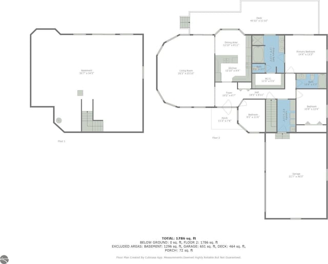 2769 White Rd, Frankfort, MI 49635 - floor plan / room layout