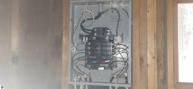 6031 Collins Rd, Onaway, MI 49765 - utility room featuring electric panel