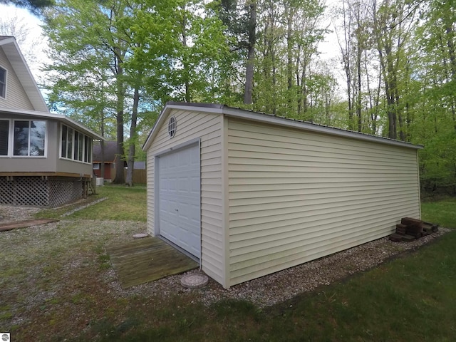 2118 E Lake Mitchell Dr, Cadillac, MI 49601 - view of outdoor structure