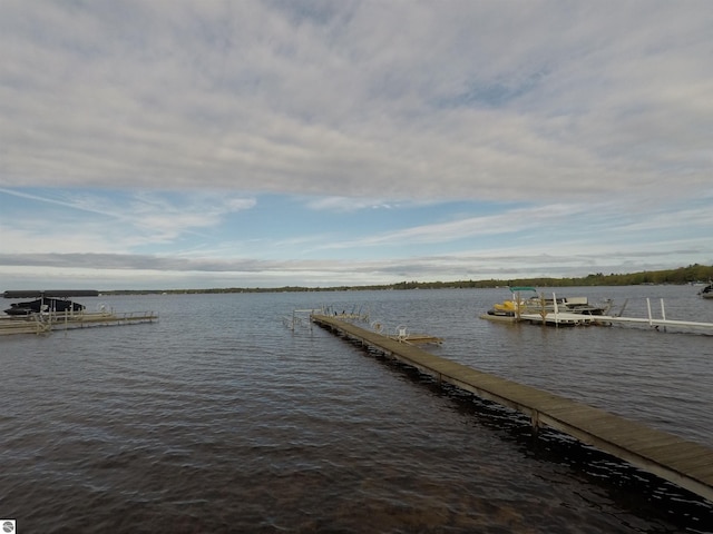 2118 E Lake Mitchell Dr, Cadillac, MI 49601 - dock with a water view