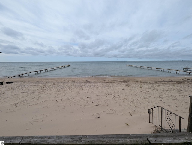 1082 S Sixth St, Au Gres, MI 48703 - water view featuring local beach