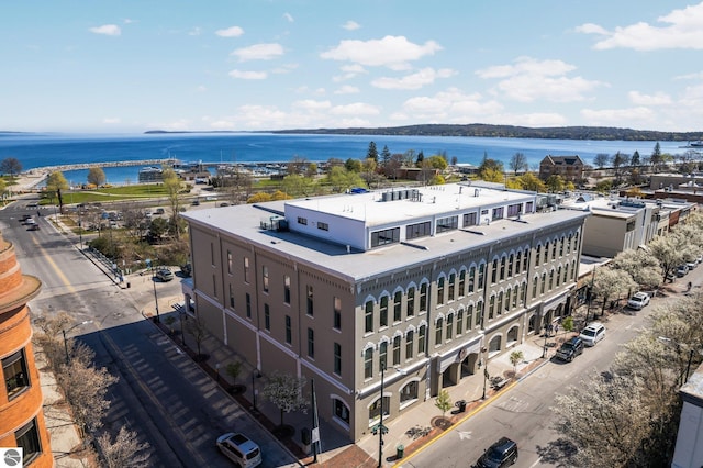 109 E Front St # 213, Traverse City, MI 49684 - drone / aerial view of a large body of water