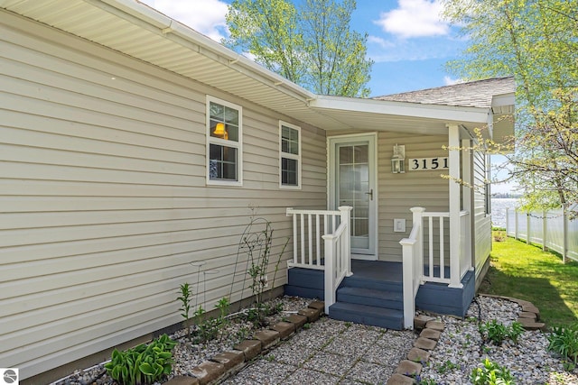 3151 W Lake Mitchell Dr, Cadillac, MI 49601 - view of exterior entry