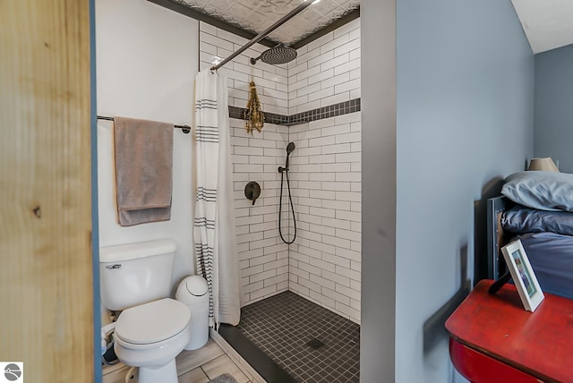 8281 M-66, Fife Lake, MI 49633 - full bathroom featuring a stall shower and toilet