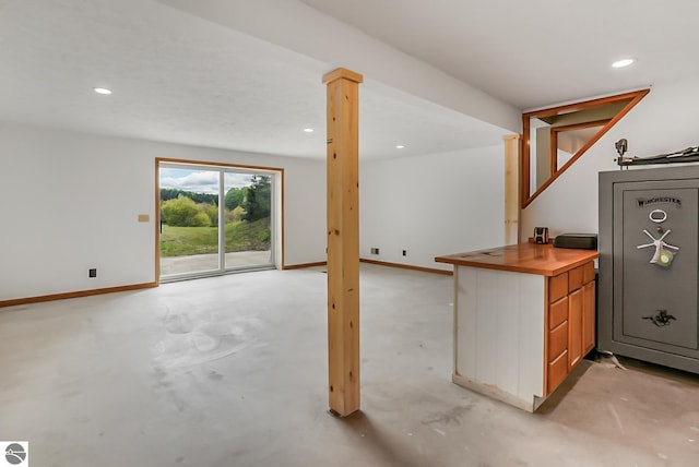 8281 M-66, Fife Lake, MI 49633 - below grade area with recessed lighting and baseboards