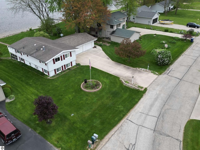 1094 Fairway Dr, Lake Isabella, MI 48893 - aerial perspective of suburban area